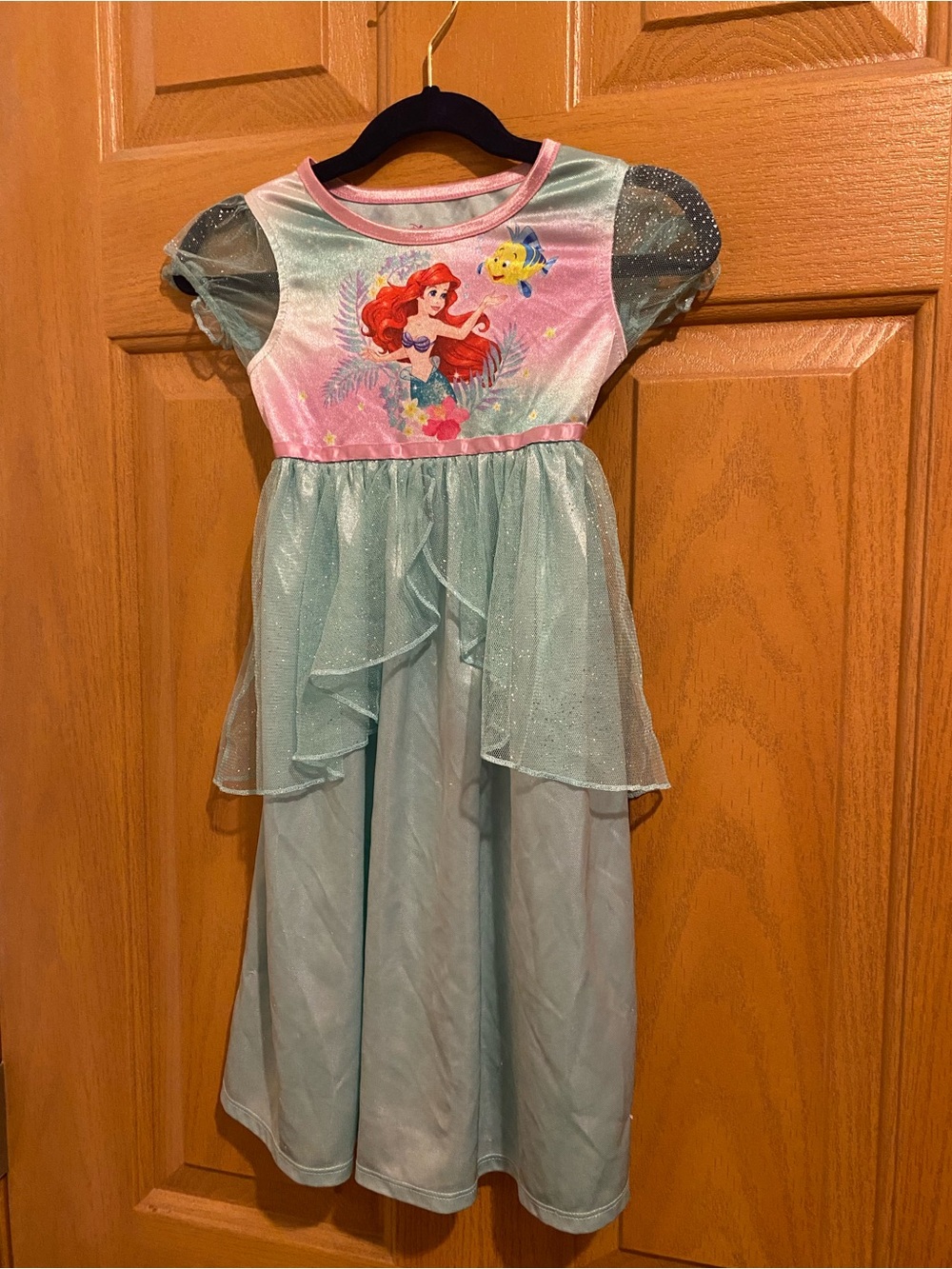 Disney The Little Mermaid Nightgown - Teal and Pink